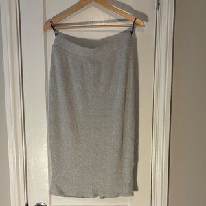 a new day Light Gray Sweater Pencil Skirt size medium